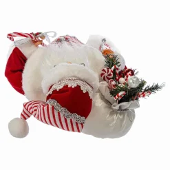 Kurt Adler Tabletop Items* 17.5-Inch Kringle Klaus Peppermint Santa