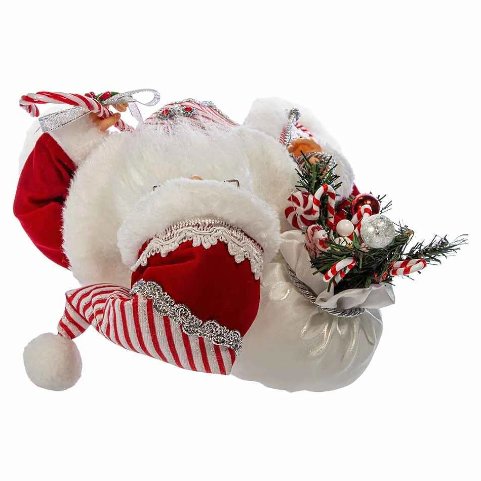 Kurt Adler Tabletop Items* 17.5-Inch Kringle Klaus Peppermint Santa