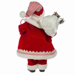 Kurt Adler Tabletop Items* 17.5-Inch Kringle Klaus Peppermint Santa