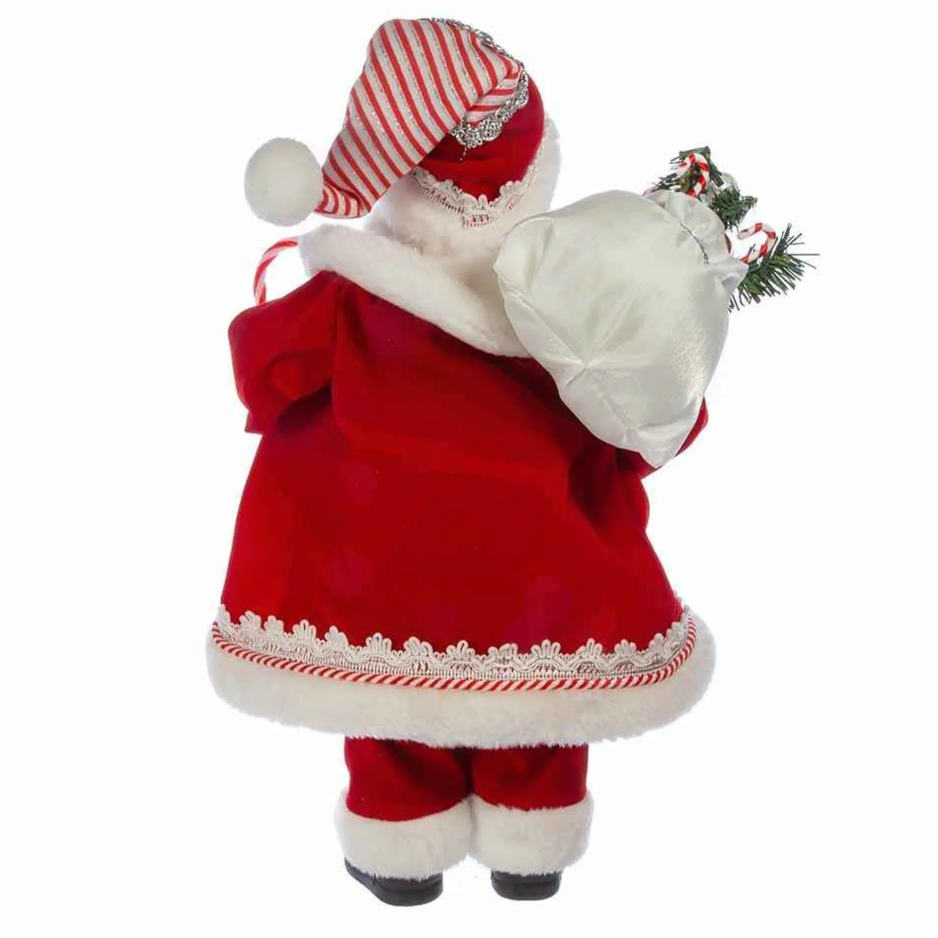 Kurt Adler Tabletop Items* 17.5-Inch Kringle Klaus Peppermint Santa