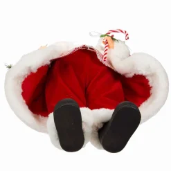 Kurt Adler Tabletop Items* 17.5-Inch Kringle Klaus Peppermint Santa