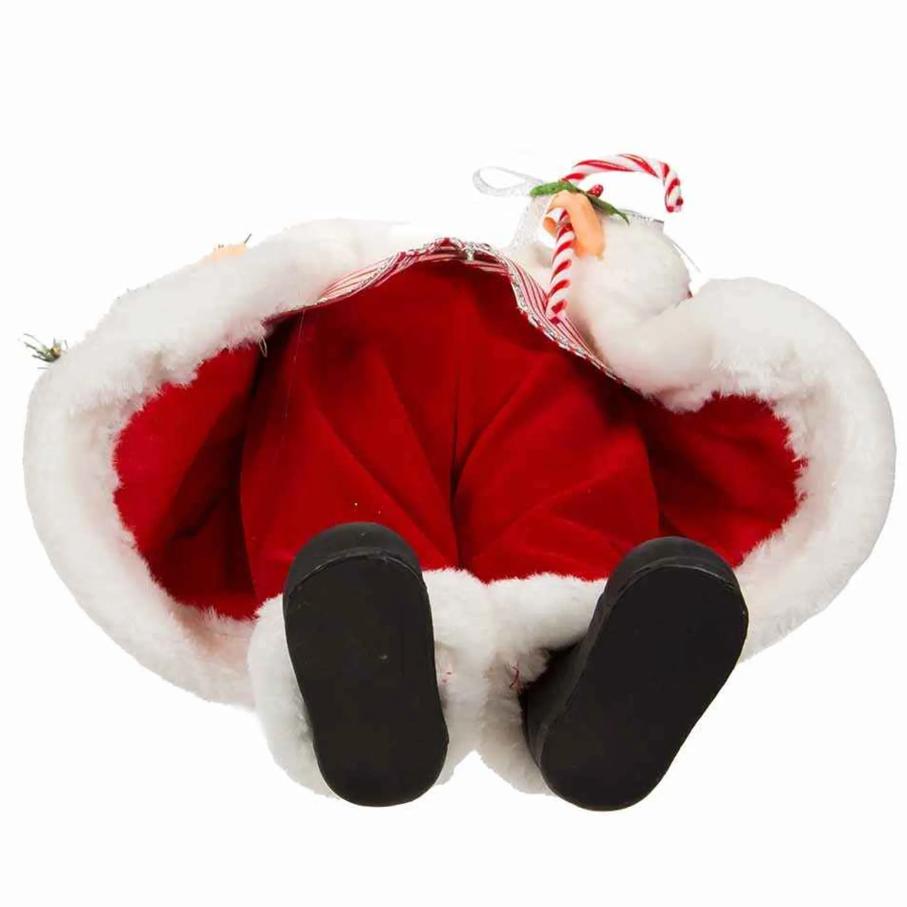 Kurt Adler Tabletop Items* 17.5-Inch Kringle Klaus Peppermint Santa