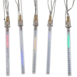 Kurt Adler Lawn And Outdoor Decor* 7-Inch 5-Light Multi Snowfall Outdoor Add-On Light Set