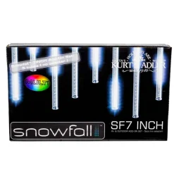 Kurt Adler Lawn And Outdoor Decor* 7-Inch 5-Light Multi Snowfall Outdoor Add-On Light Set