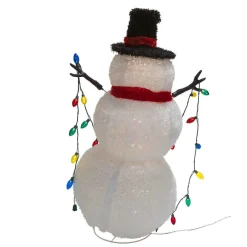 Kurt Adler Lawn And Outdoor Decor* 48-Inch Lighted Collapsible Snowman