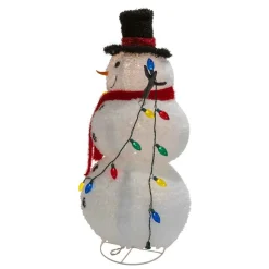 Kurt Adler Lawn And Outdoor Decor* 48-Inch Lighted Collapsible Snowman