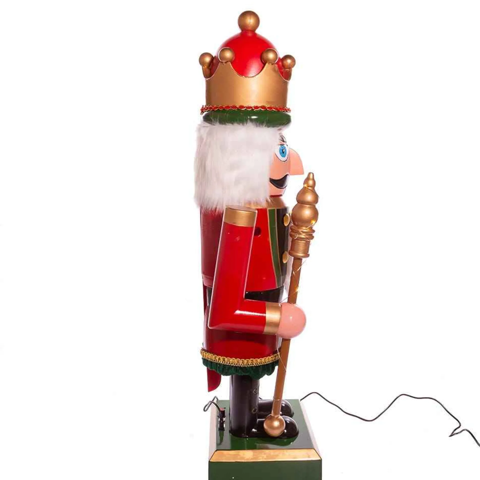 Kurt Adler Tabletop Items* 43-Inch Lighted Musical Collapsible Nutcracker