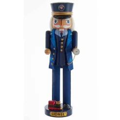 Kurt Adler Tabletop Items* 15-Inch Lionel Conductor Nutcracker