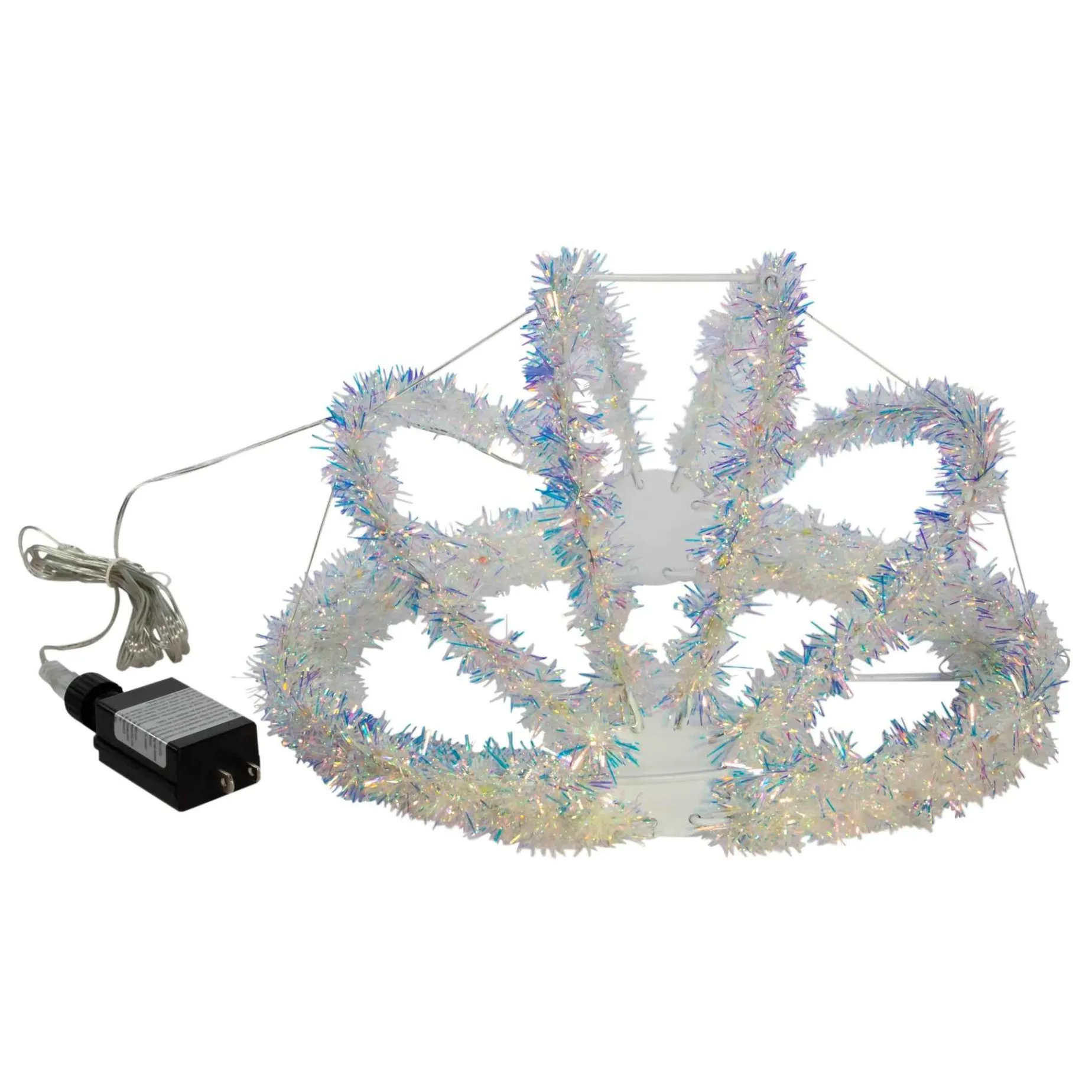 Kurt Adler Lawn And Outdoor Decor* 12-Inch Multi-Color Led Tinsel Foldable Sphere