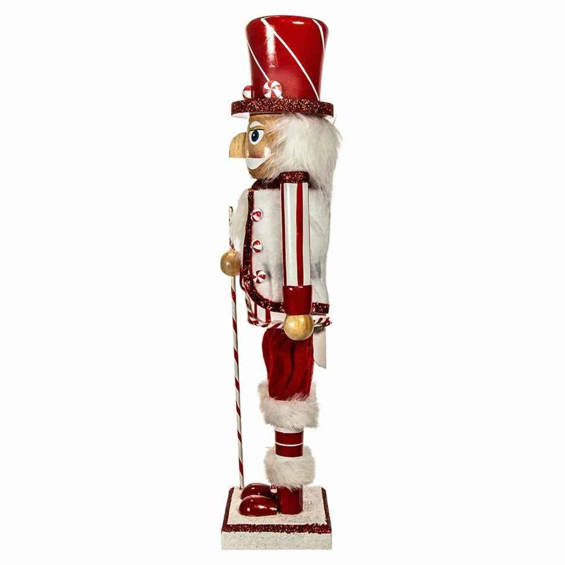Kurt Adler Tabletop Items* 15-Inch Peppermint Nutcracker
