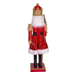 Kurt Adler Tabletop Items* 24-Inch Plastic Red And Gold King Nutcracker