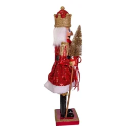 Kurt Adler Tabletop Items* 24-Inch Plastic Red And Gold King Nutcracker
