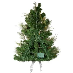 Kurt Adler Pre-Lit Trees* 26-Inch Pre-Lit Snowy Silver Wall Tree