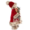Kurt Adler Tabletop Items* 18-Inch Red And White Santa With Gift Box And Bells