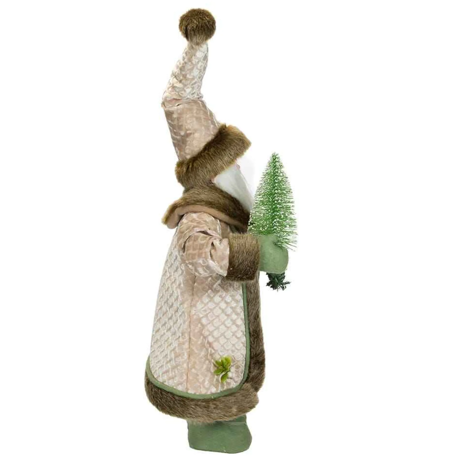 Kurt Adler Tabletop Items* 18-Inch Sage And Neutral Santa Table Piece