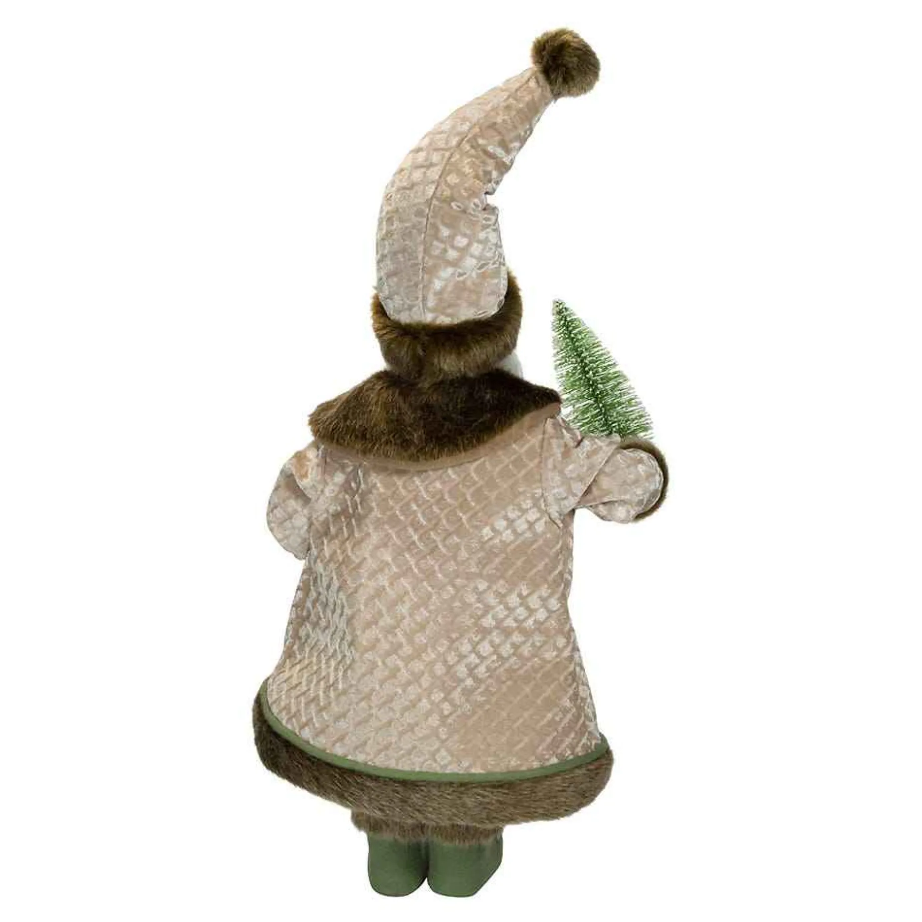 Kurt Adler Tabletop Items* 18-Inch Sage And Neutral Santa Table Piece