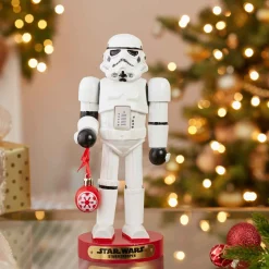Kurt Adler Tabletop Items* 9.5-Inch Stormtrooper With Ball Ornament Nutcracker