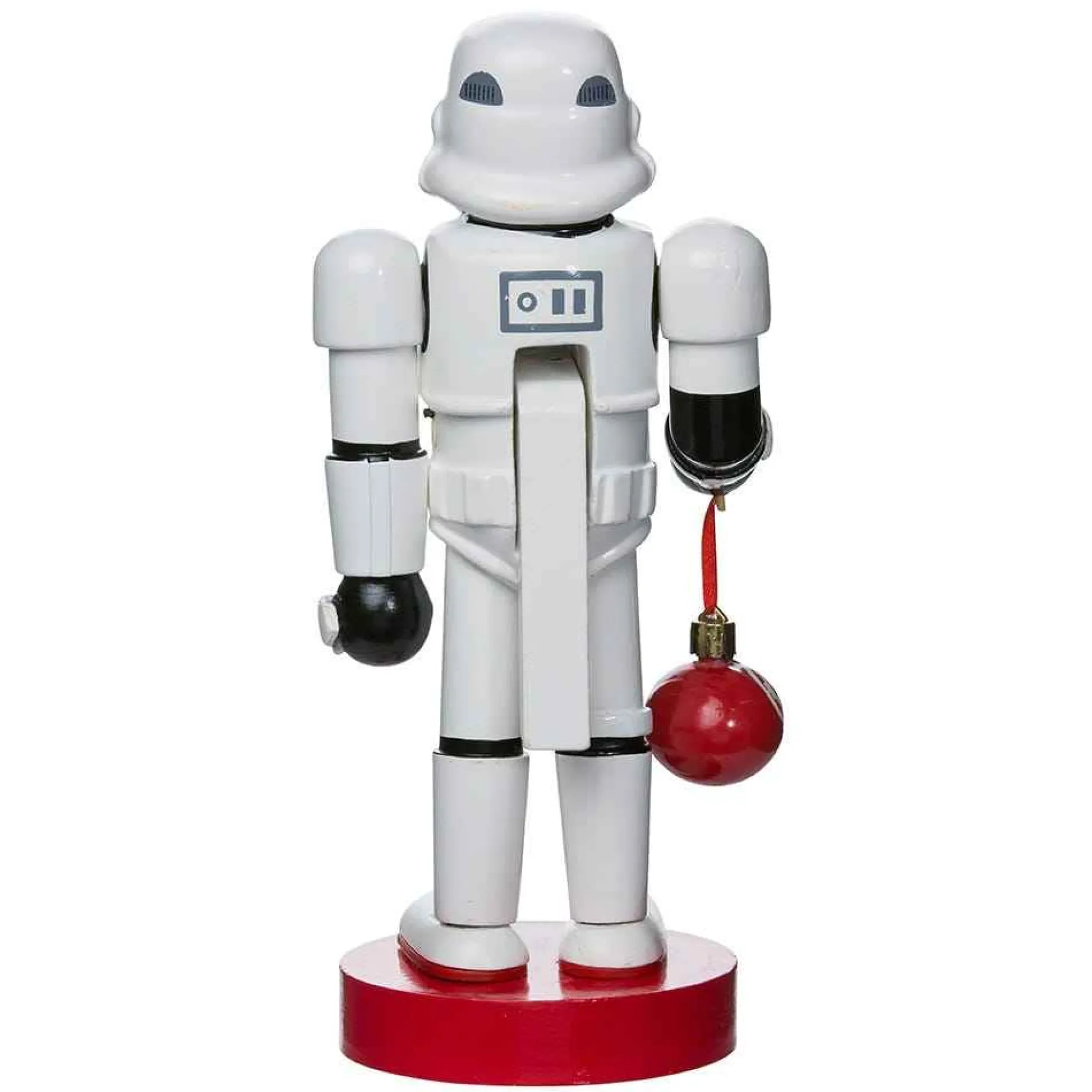 Kurt Adler Tabletop Items* 9.5-Inch Stormtrooper With Ball Ornament Nutcracker