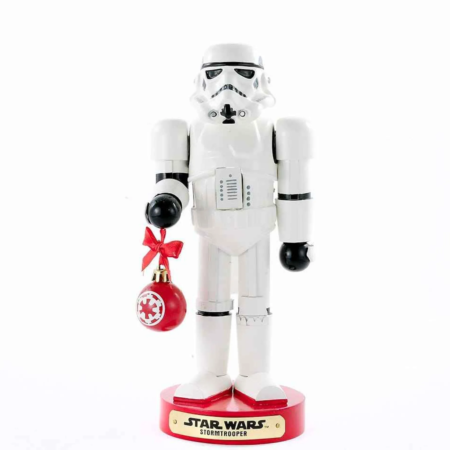 Kurt Adler Tabletop Items* 9.5-Inch Stormtrooper With Ball Ornament Nutcracker