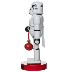 Kurt Adler Tabletop Items* 9.5-Inch Stormtrooper With Ball Ornament Nutcracker