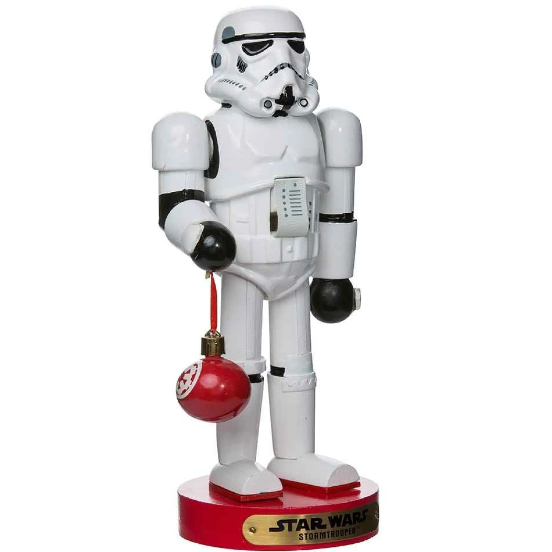 Kurt Adler Tabletop Items* 9.5-Inch Stormtrooper With Ball Ornament Nutcracker