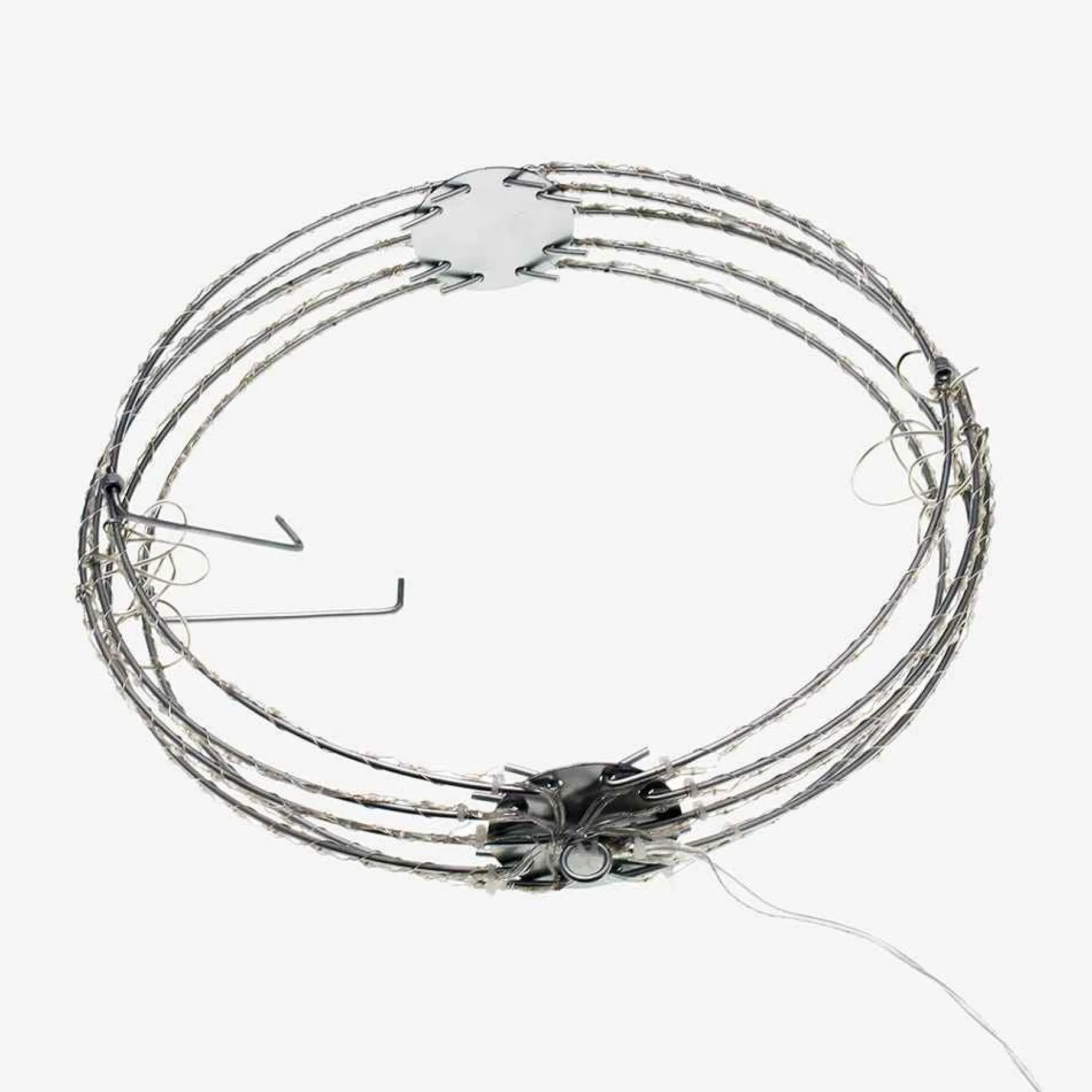 Kurt Adler Lawn And Outdoor Decor* 12-Inch Warm White Led Foldable Metal Sphere