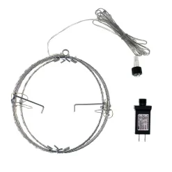 Kurt Adler Lawn And Outdoor Decor* 12-Inch Warm White Led Foldable Metal Sphere