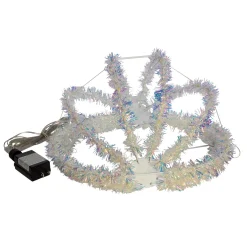 Kurt Adler Lawn And Outdoor Decor* 12-Inch Warm White Led Tinsel Foldable Sphere