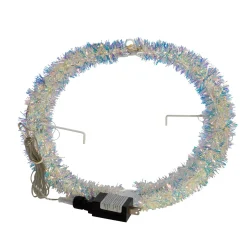 Kurt Adler Lawn And Outdoor Decor* 12-Inch Warm White Led Tinsel Foldable Sphere