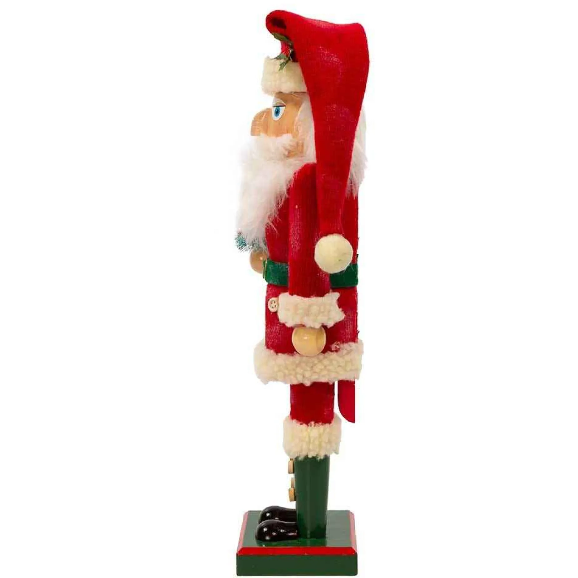 Kurt Adler Tabletop Items* 15-Inch Wooden Santa Nutcracker