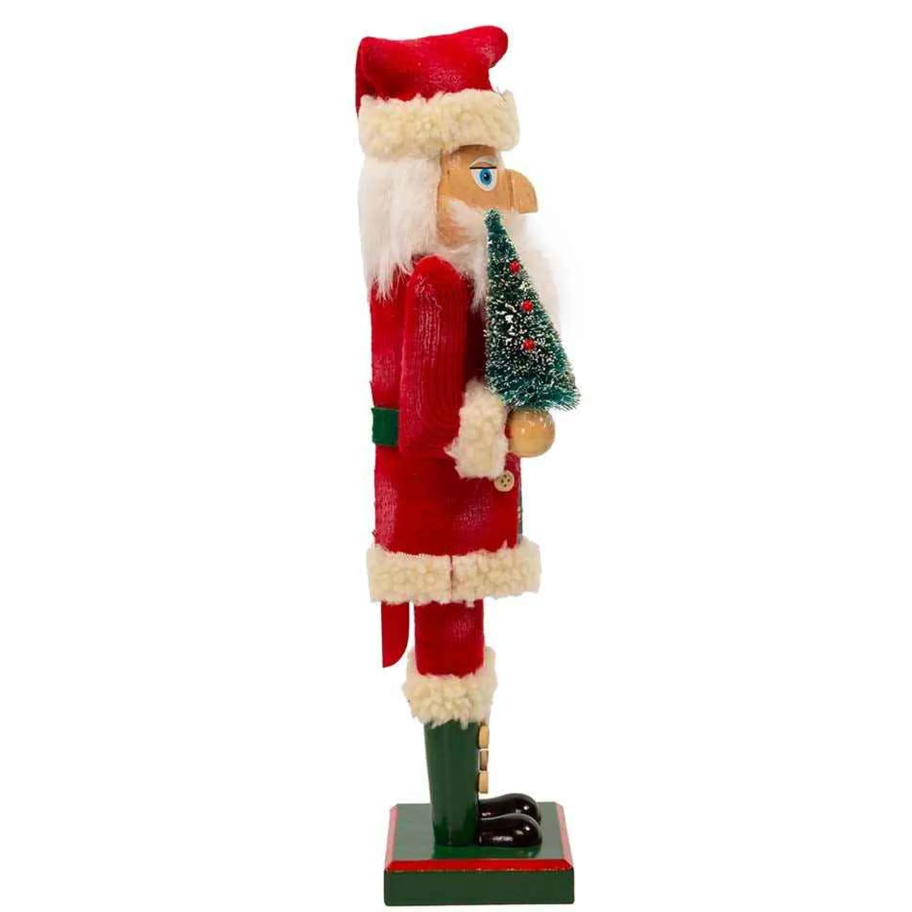 Kurt Adler Tabletop Items* 15-Inch Wooden Santa Nutcracker