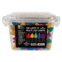 Kurt Adler Lawn And Outdoor Decor* 100-Light C7 Multicolored String Light Set