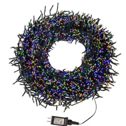 Kurt Adler Lawn And Outdoor Decor* 3000-Light 98-Foot Cluster Garland With Multi-Color Led Lights