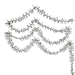 Kurt Adler Lawn And Outdoor Decor* 3000-Light 98-Foot Cluster Garland With Classic White Led Lights