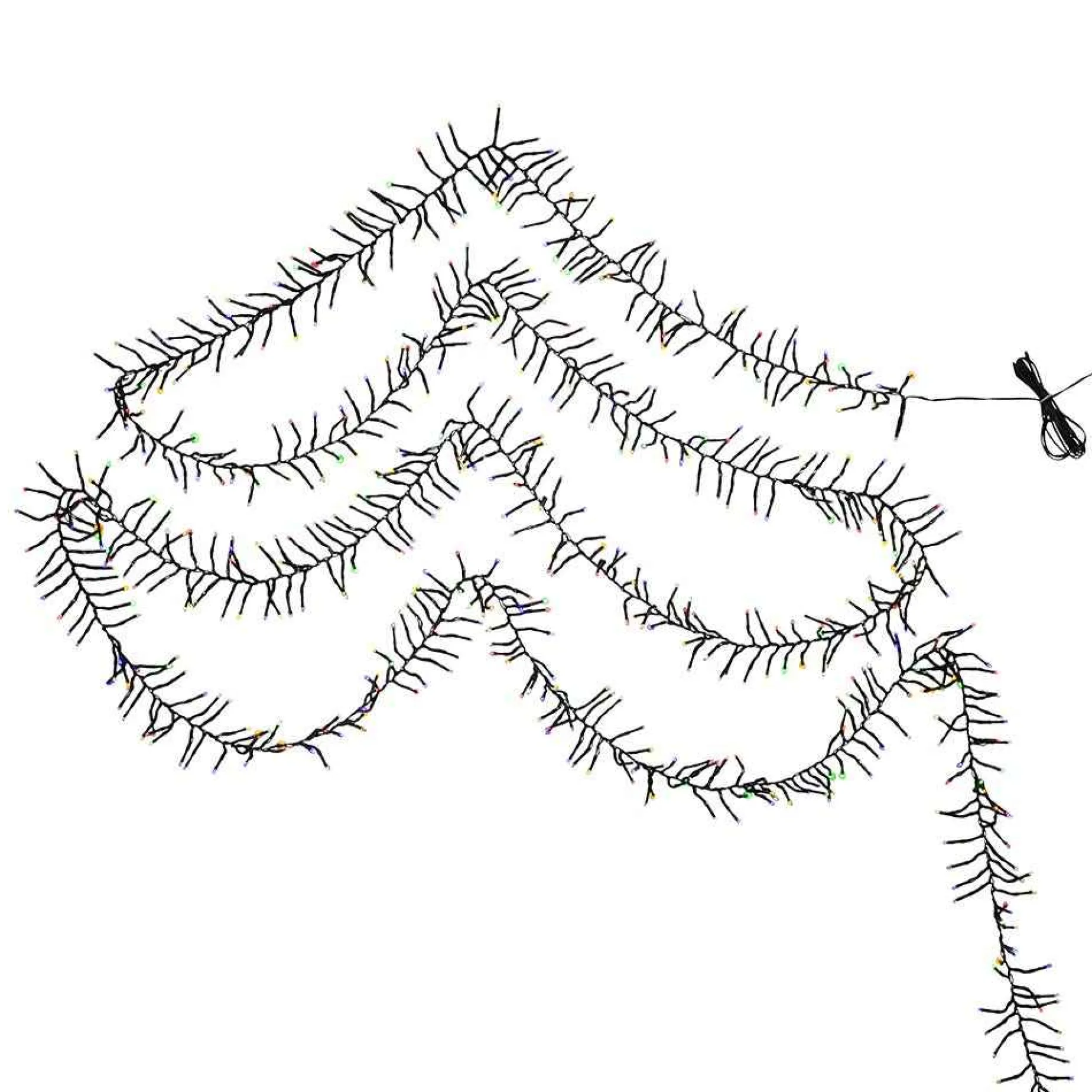 Kurt Adler Lawn And Outdoor Decor* 480-Light 16-Foot Connectable Multi-Colored Led Cluster Garland