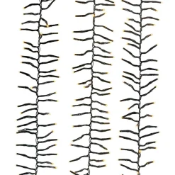 Kurt Adler Lawn And Outdoor Decor* 480-Light 16-Foot Connectable Warm White Led Cluster Garland