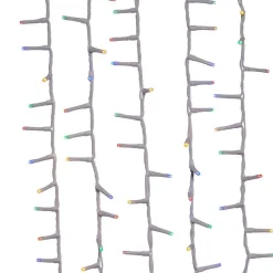 Kurt Adler Lawn And Outdoor Decor* 600-Light 49.2-Foot Multicolored Led White Wire Rice Light Set
