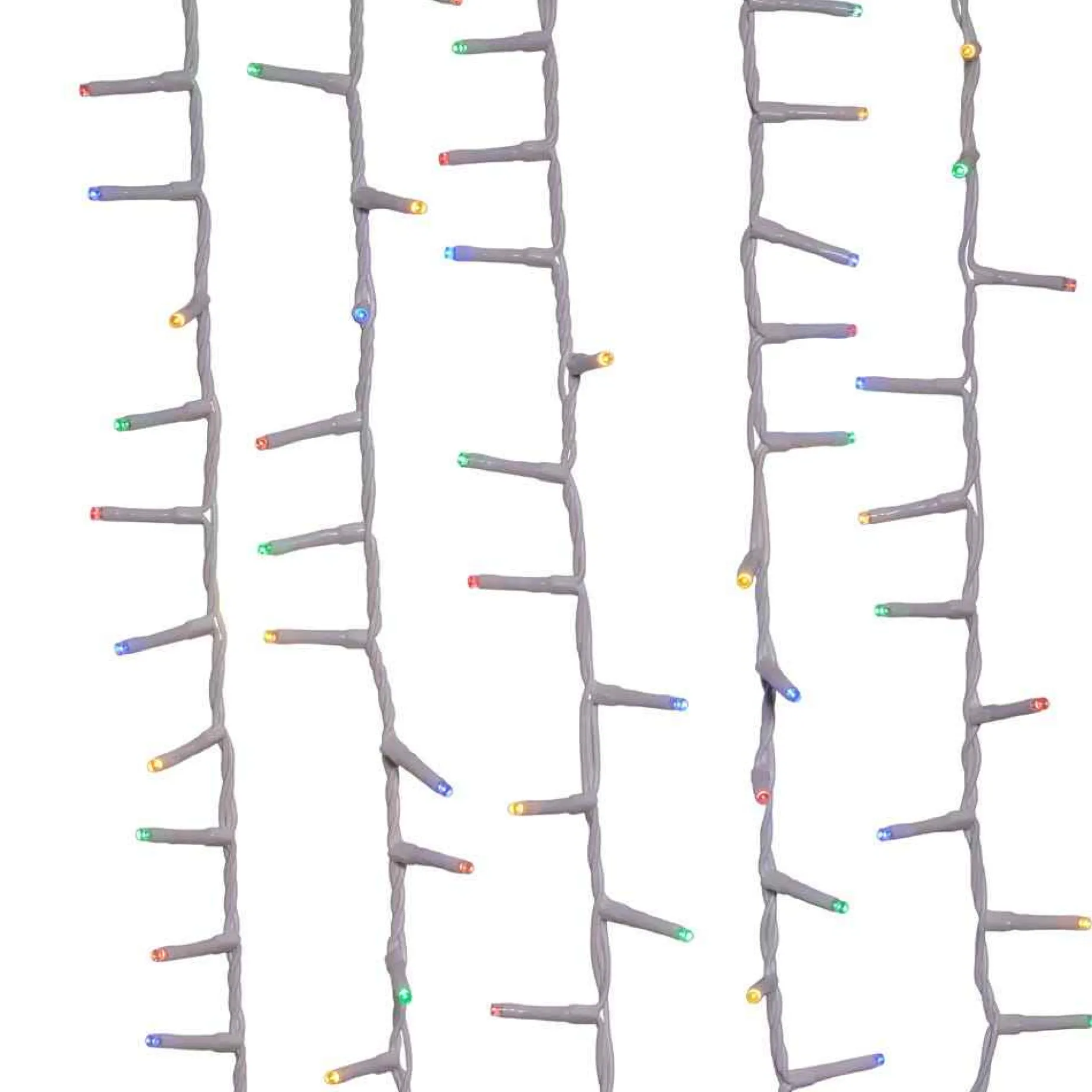 Kurt Adler Lawn And Outdoor Decor* 600-Light 49.2-Foot Multicolored Led White Wire Rice Light Set