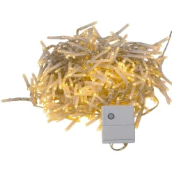Kurt Adler Lawn And Outdoor Decor* 480-Light 15.7-Foot Warm White Led Connectable Cluster Garland