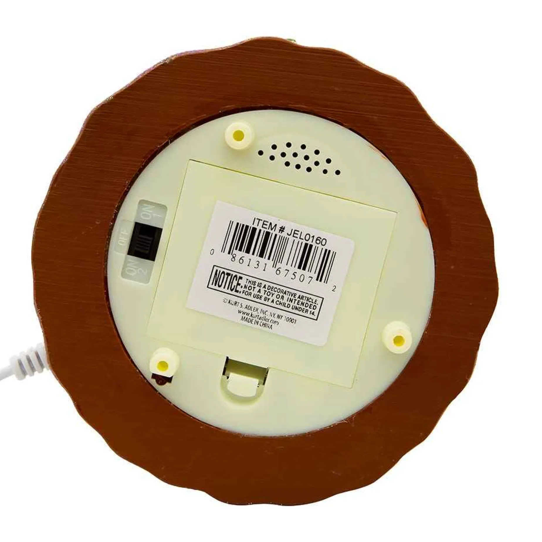 Kurt Adler Tabletop Items* 120Mm Battery-Operated Musical Gingerbread Waterglobe