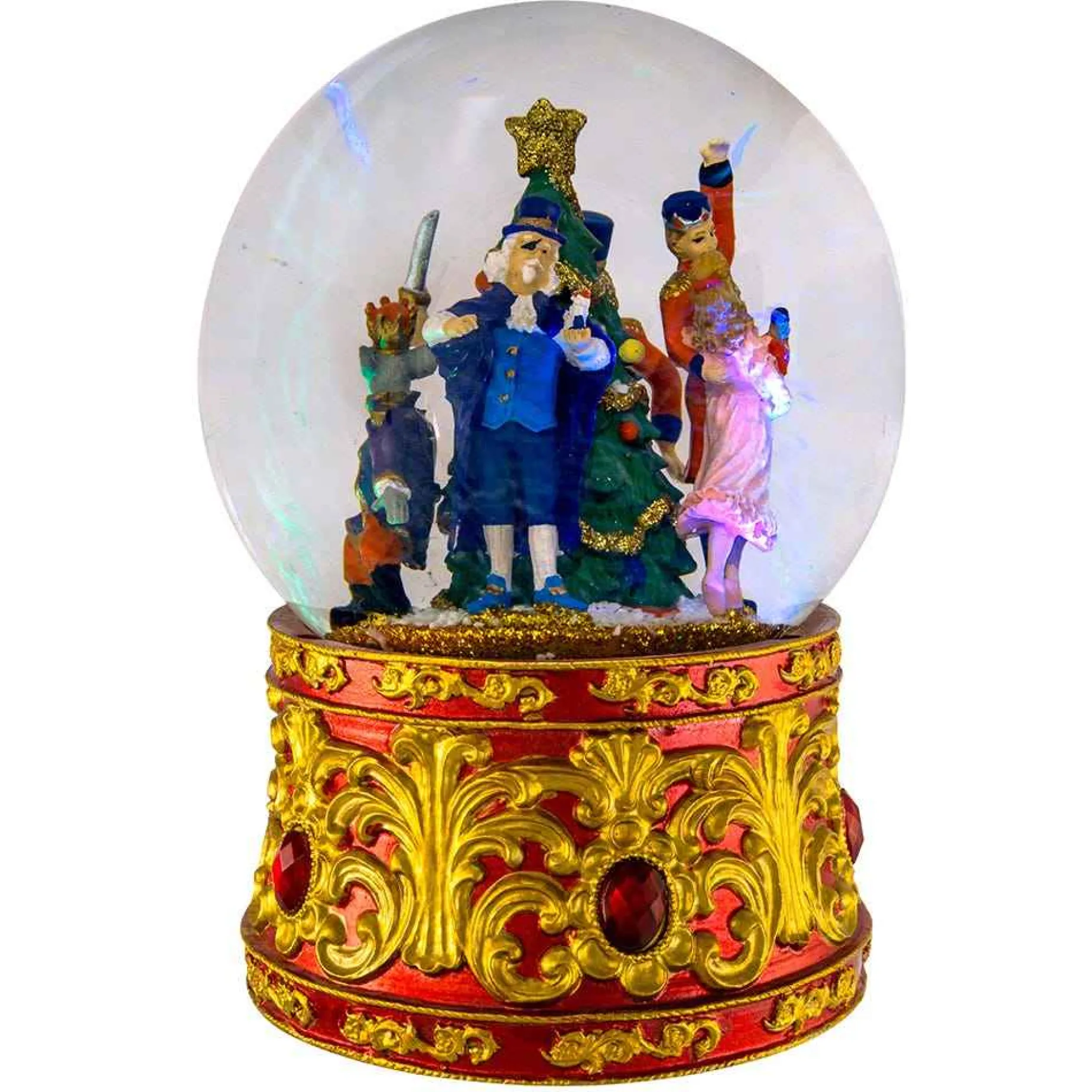 Kurt Adler Tabletop Items* 120Mm Musical Lighted Nutcracker Water Globe