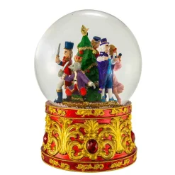 Kurt Adler Tabletop Items* 120Mm Musical Lighted Nutcracker Water Globe
