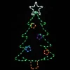 Brite Ideas Lawn And Outdoor Decor*Led C7 Christmas Tree W/ Ornaments #Led-C7Ct76