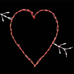 Brite Ideas Lawn And Outdoor Decor*Led Heart #Led-Hr40 *Set Of 2*