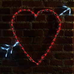 Brite Ideas Lawn And Outdoor Decor*Led Heart #Led-Hr40 *Set Of 2*