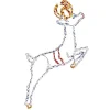 Brite Ideas Lawn And Outdoor Decor*Led Leaping Reindeer #Led-Rdl60 *Set Of 2*