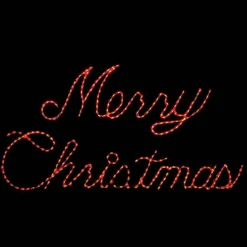 Brite Ideas Lawn And Outdoor Decor*Led Merry Christmas (Red) #Led-Mc300R