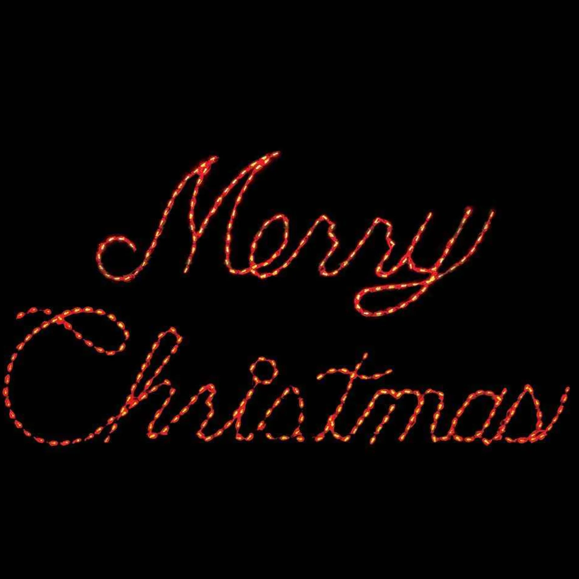 Brite Ideas Lawn And Outdoor Decor*Led Merry Christmas (Red) #Led-Mc300R