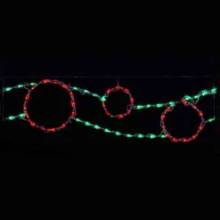 Brite Ideas Lawn And Outdoor Decor*Led Ornament Ribbon Rg - Set Of 12- #Led-Ro44Rg