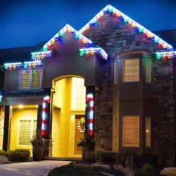 Brite Ideas Lawn And Outdoor Decor*Led Ornament Rod Freestyle Linkable (Multi) - Set Of 12- #Led-Or44Mu